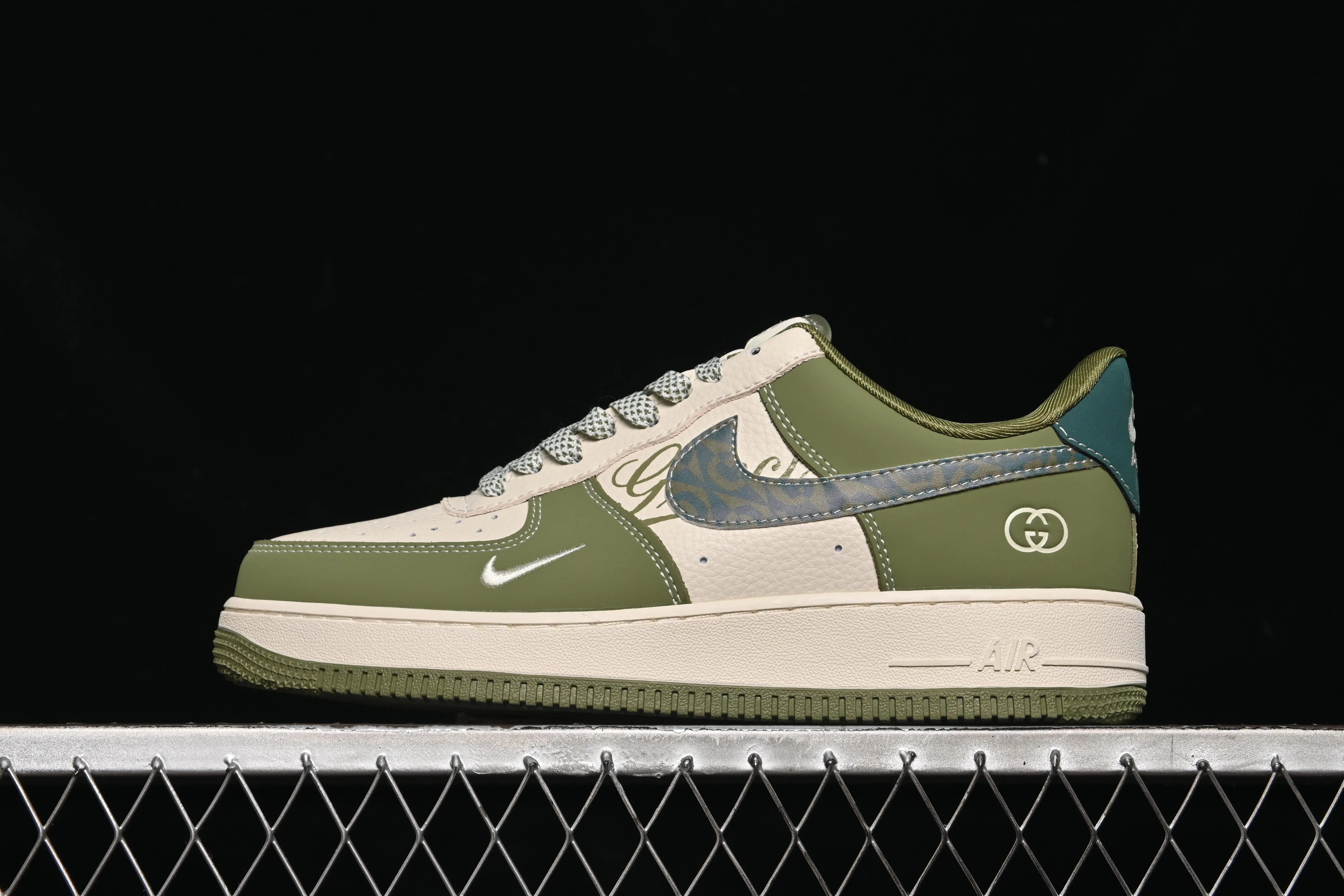 All categories Nk Air Force 1 Air Force series Nk Air Force 1 Low Air Force low-top Nike Air Force 1'07 Low Gucci joint grass green Air Force 1 low-top casual sneakers KK1988-094